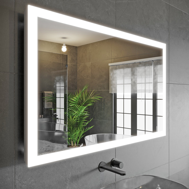 Miroir de salle de bain Gabriella, H 30 po x l 48 po x P 2 po