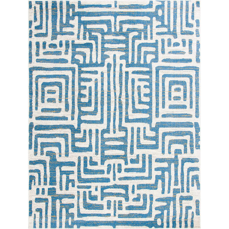 Allenby Performance Geometric Rug, Rectangle 9' x 12'