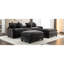 Gris avec dimensions de 111 po, deux coussins doubles amovibles, porte-gobelets, abris et hublots cachés, grande boîte pour porte-gobelets-991400891