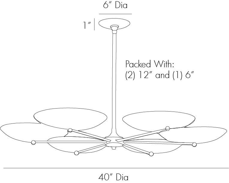 Griffith 6 - Light Chandelier