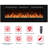 Berni Powder Coated Electric Fireplace with 5120 BTU-92611320-93799315