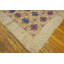 Tapis brun antique en coton Dhurrie
