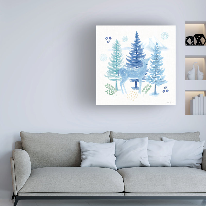 Art mural sur toile «Bachelor Beth Grove Winter Sparkle I», H 18 po x l 18 po