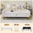 67"W Storage Bench with Gold Legs and Curved  Arms-129125728