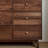 Walnut Storage Cabinet with Spacious Compartments
