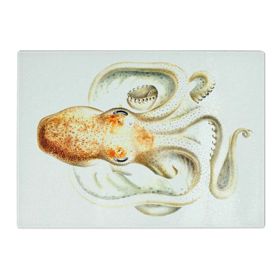 Tempered Glass a Velodona Octopus Chopping Board