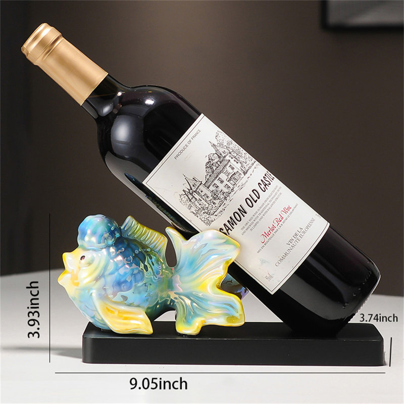 Support à vin Koi Fish, Bleu