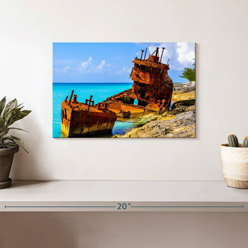 Mehar Bimini Shipwreck, 8" H x 12" W