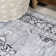 Frutuosa Bohemian Distressed Chenille Machine-Washable Gray/White Rug