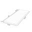Chaise longue de 1 pièce, espace disponible d'un côté, bois d'acacia avec coussins de salon résistants à l'eau (épaisseur de 2 pouces) - version crème assortie disponible-439740027