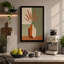 Vase with Dried Grasses Minimalist - Wrapped Canvas-1488165913-1488165920