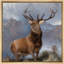 Art de cerf majestueux, photos de cerf, impression encadrée sur toile-123462712-123462713