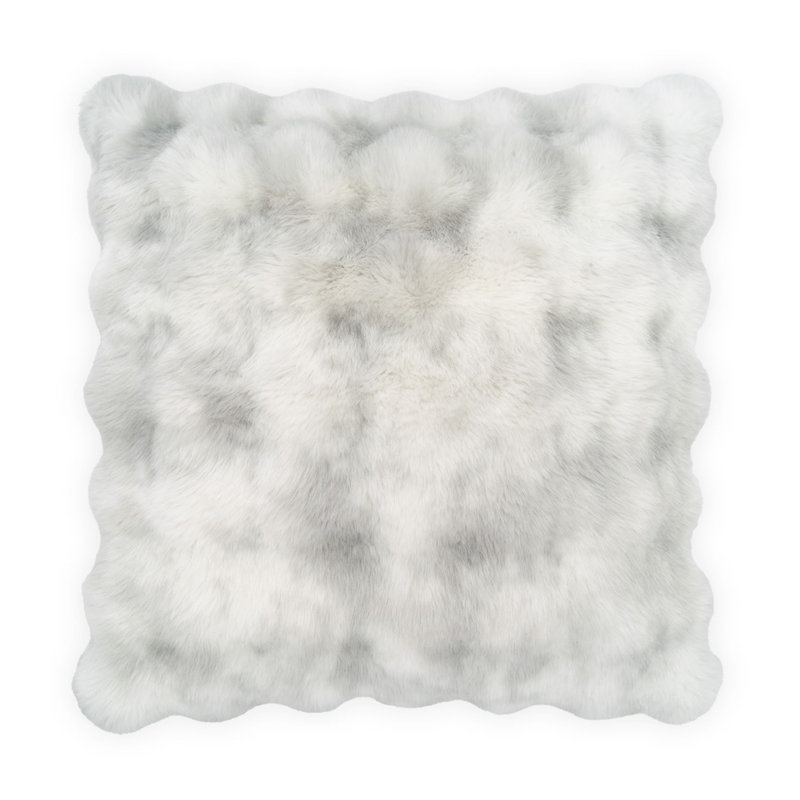 Fathom Throw Pillow, Gray, 24"H x 24"W
