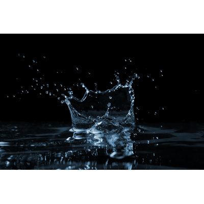 Splash Water - Wrapped Canvas Print