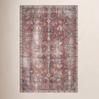 Chris Loves Julia x Loloi Jules Oriental Merlot Rug