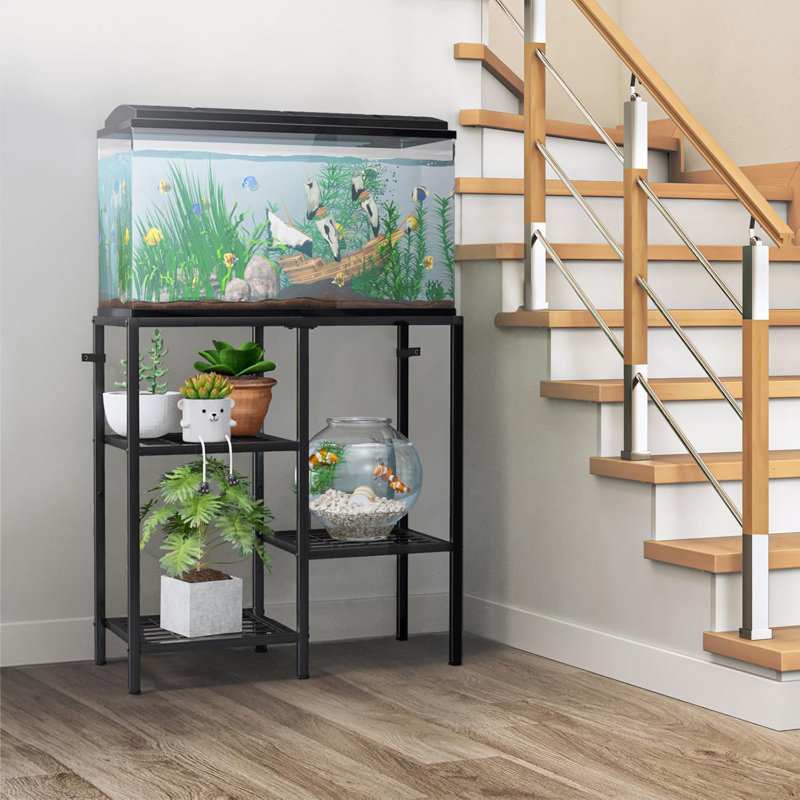 Support d'aquarium en métal multicouches