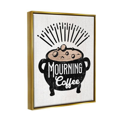 «Mourning Coffee Cauldron», encadré sur toile par Lil 'Rue