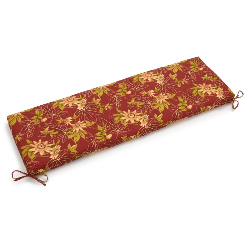 Outdoor 3'' Bench Seat Cushion, 3" H x 54" W x 19" D