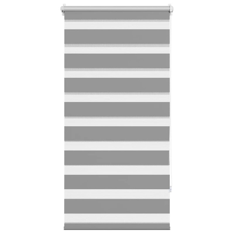 Semi Sheer Roller Blind, Grey, 80cm W x 150cm L