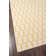 Tapis jaune / beige Yepez