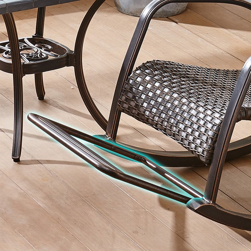 Chaise berçante simple balcon Leisure Home