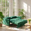 Canapé-lit convertible 2 places en velours l 55 po x P 33 po x H 32,28 po Evergreen