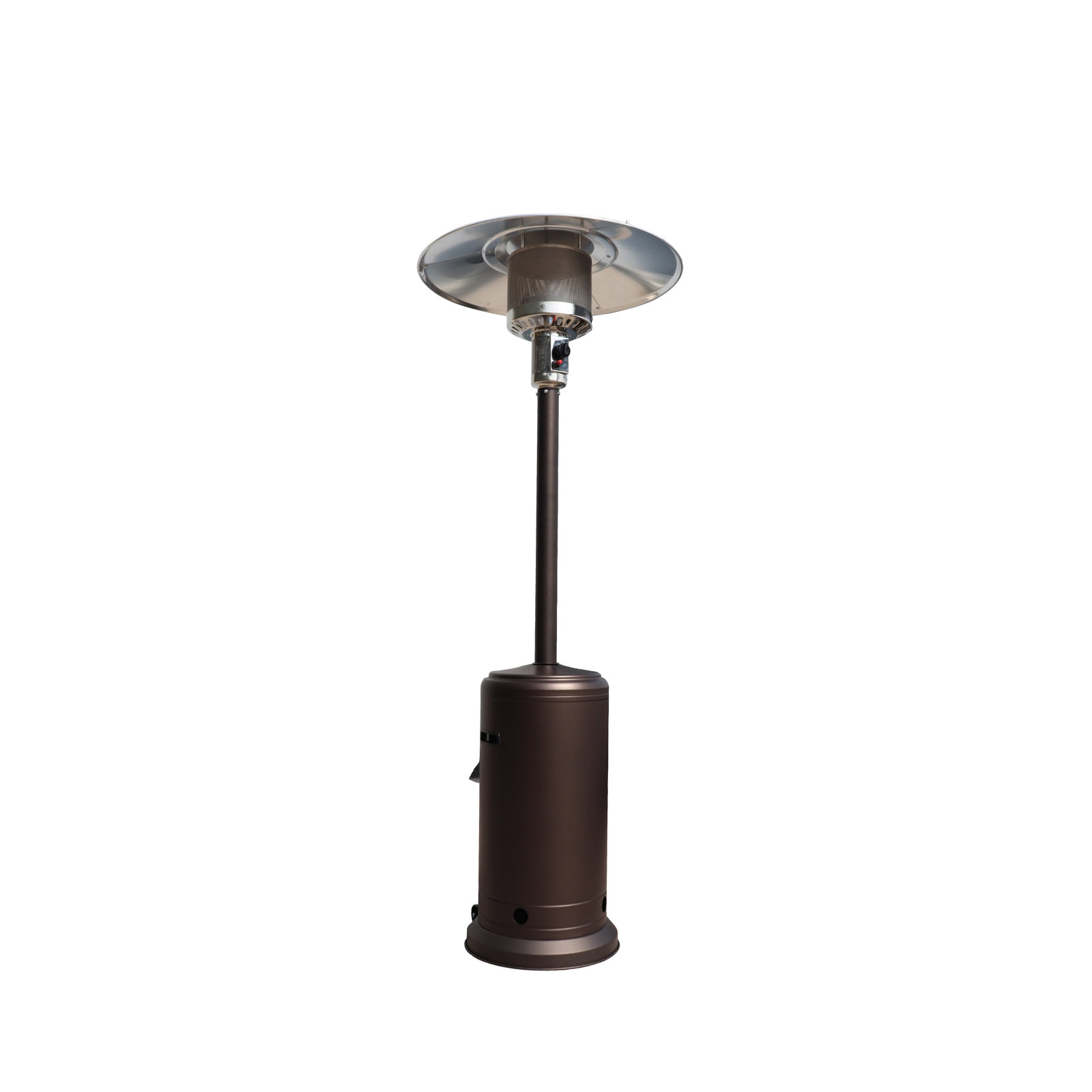 Lorcan 46,000 BTU Standing Patio Heater, Mocha