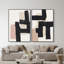 Nowhere Set Abstract Canvas Print by Oliver Gal, Black Frame, 10 x 15-70155142-70155165