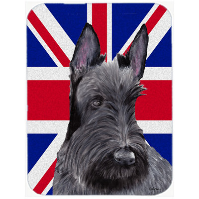 Union Jack Wood Glass Cutting Board