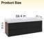 Meuble-lavabo mural 60 po avec lavabo simple 60 po-341982914