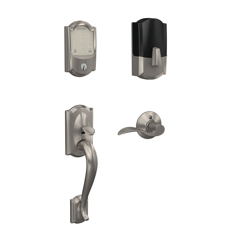 Encode Single Cylinder Smart Deadbolt, Satin Nickel