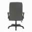 Fauteuil de bureau ergonomique en similicuir - Bureau de direction ultra rembourré avec accoudoirs rabattables, réglable en hauteur, inclinable et roulettes lisses