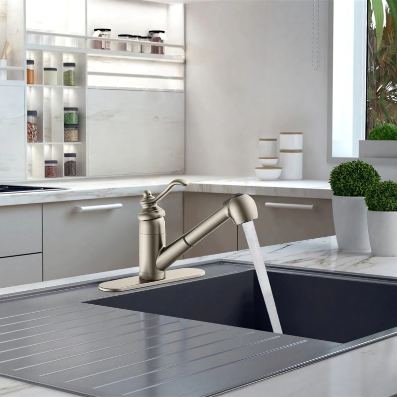 Robinet de cuisine Vetta, Nickel brossé