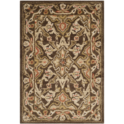 Alger Hand Tufted Wool Brown Rug