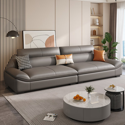 Simple Casual Faux Leather Sofa