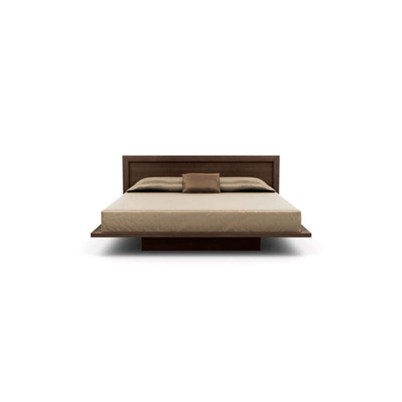 Moduluxe Solid Wood Bed, King, Smoke Cherry, 29" H