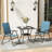 Tekeyla Square Metal Outdoor Dining Table , 27.6'' in. W 27.6'' in. D-1693203360