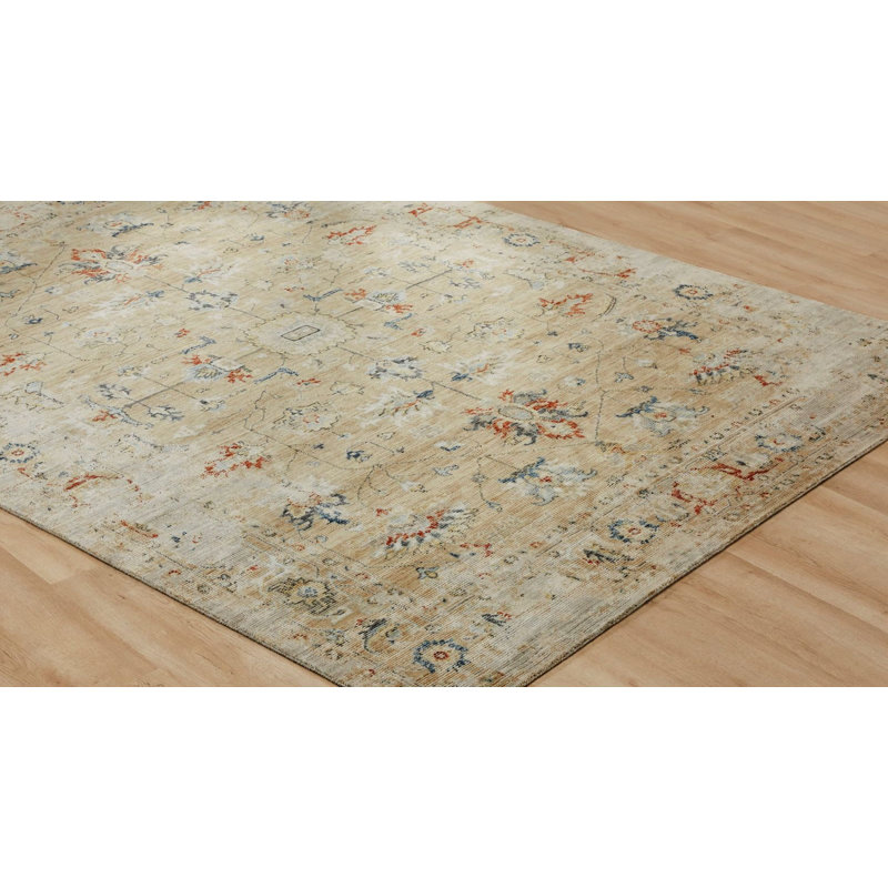 Josilyne Wool Oriental Area Rug, Rectangle 8'6" x 11'6"