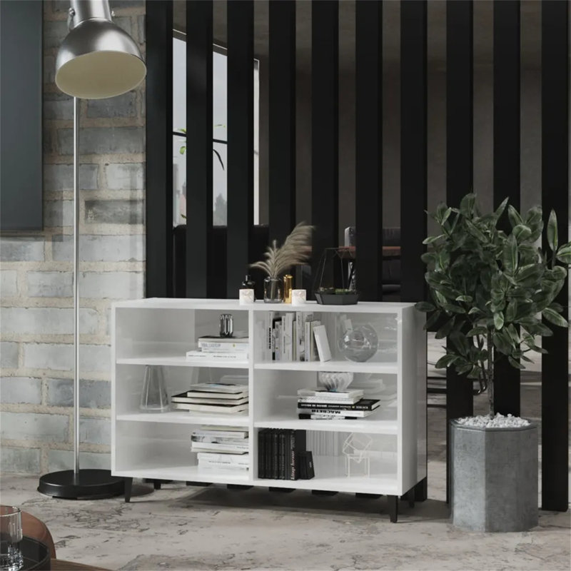 Ayanti 70cm H x 103.5cm W Bookcase, White