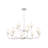 12 - Light Steel Dimmable Tiered Chandelier-1937749207