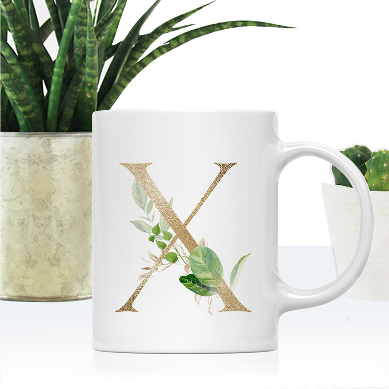 Grande tasse à café exotique, X