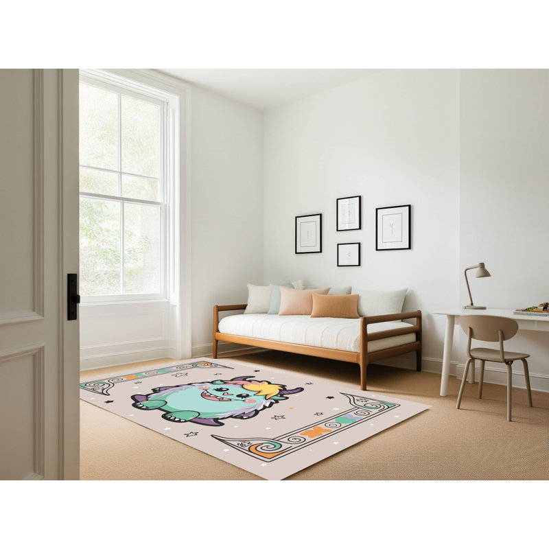 Tapis de vacances d'Halloween The Holiday Aisle®, Rectangulaire 2 pi x 3 pi