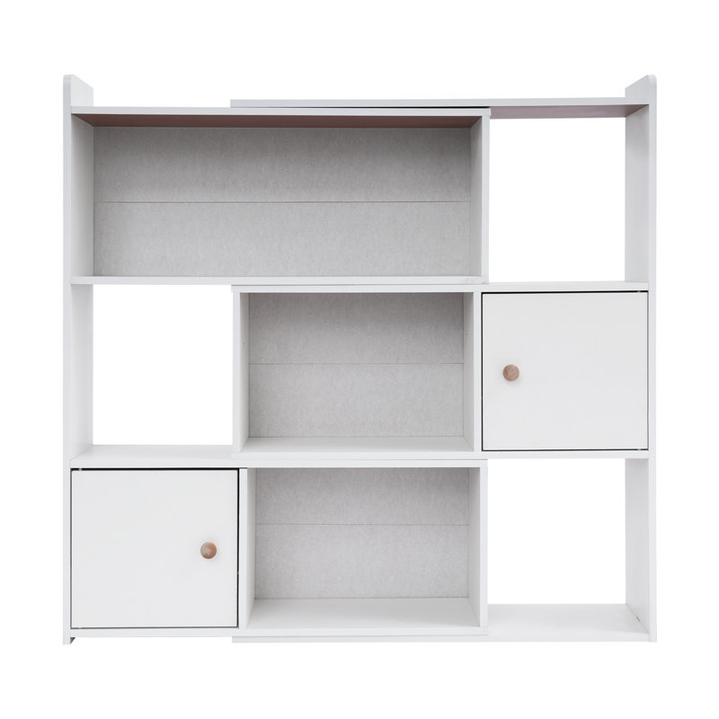 Bibliothèque à 3 niveaux, Blanc