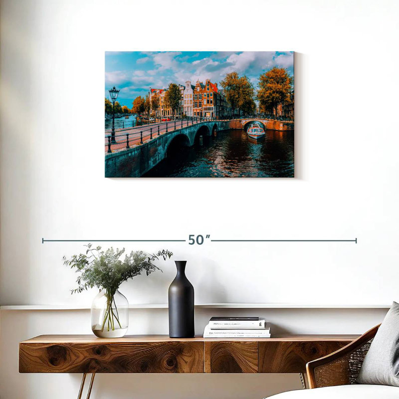 Canal Sirci Amsterdam, H 20 po x l 30 po