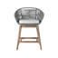 Tabouret de bar en bois d'eucalyptus avec corde Arra-1153543624-1153543627