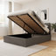Upholstered Ottoman Storage Bed-1385456296