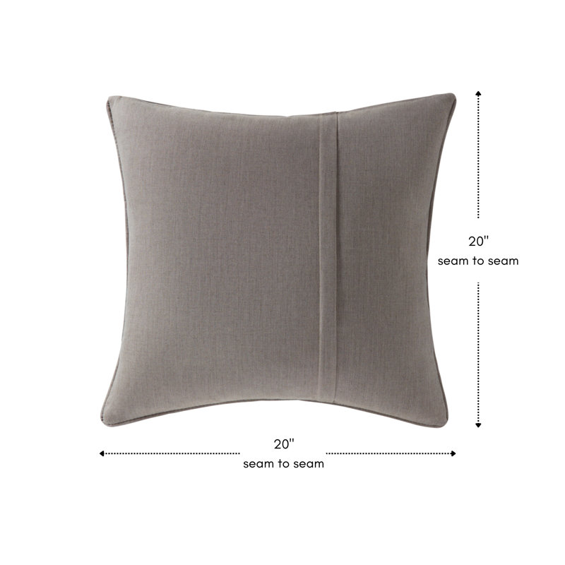 Sunbrella Throw Pillow, Cast Shale