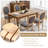French Style Vintage Solid Back Dining Chair-797326579-775765522
