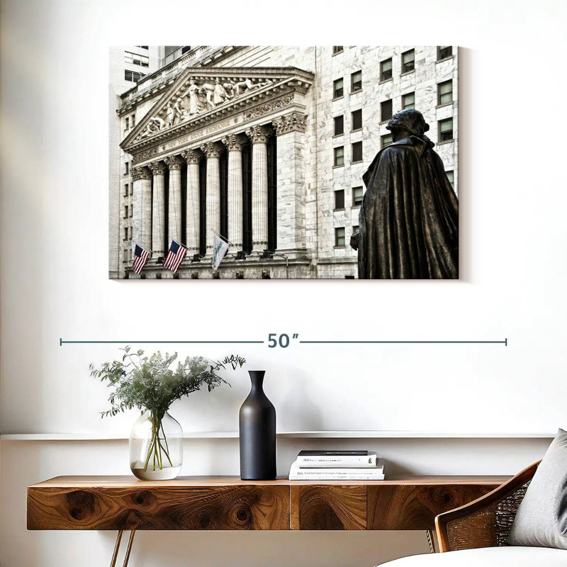 Rorry NYC Wall Street Building, 26" H x 39" W