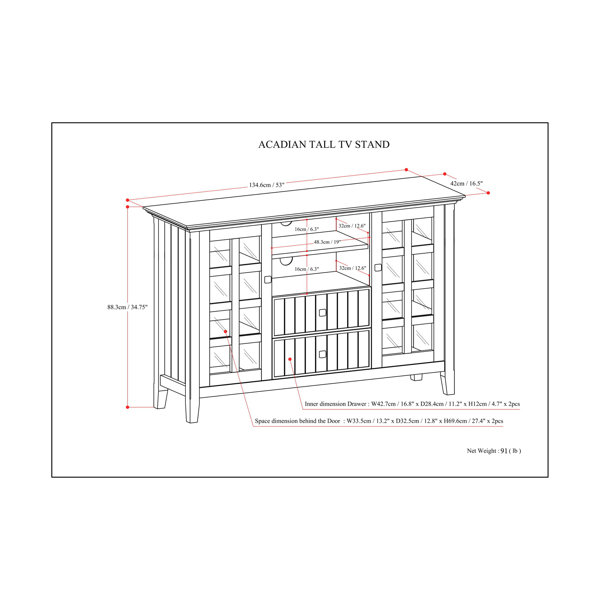 Dimensions du produit